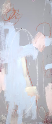 Abstraktes Bild in Pastell