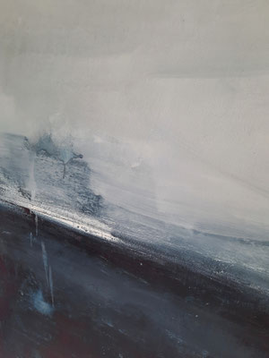 detail paynesgrau Leinwand Acryl
