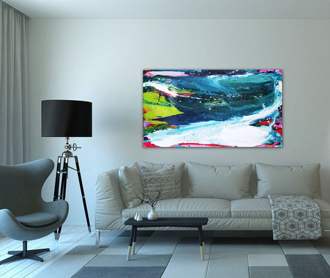Bild blau painting