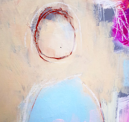 Detail - ABstraktes Bild beige
