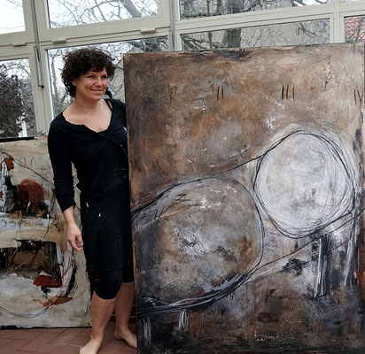 Abstrakte Kunst MAlerei Unternehmen Privathäuser