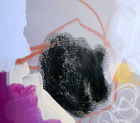 detail pastell Grüner Wachs