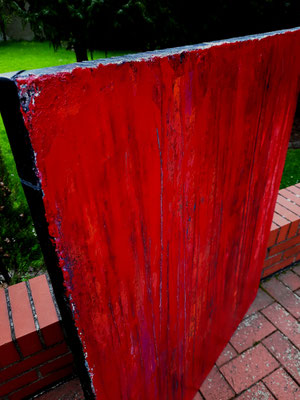 rotes Gemälde