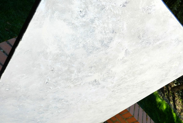 Bild weiß beige