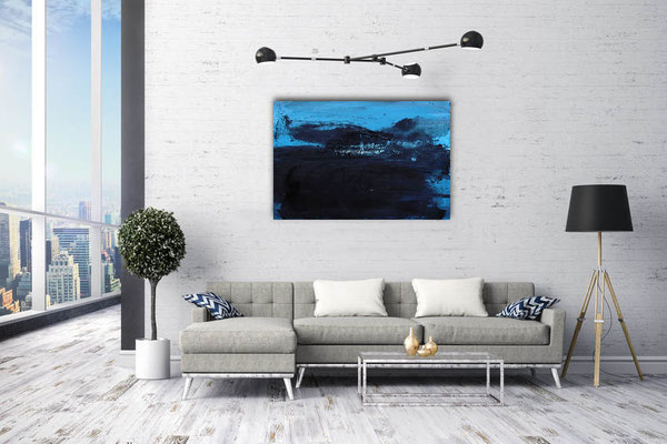 bild blau schwarz