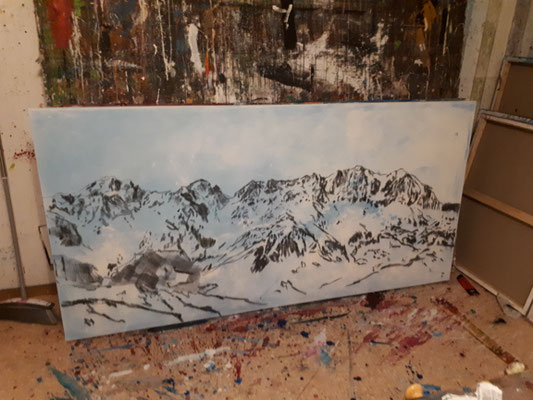 Bild Wilder Kaiser skizziert