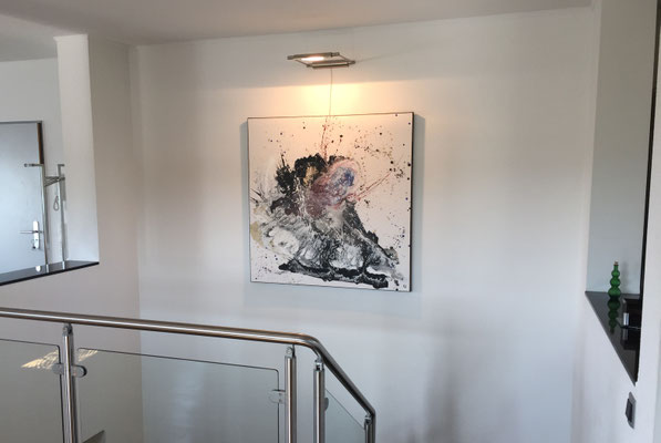 Dirigentenkokon als Auftrag gemalt