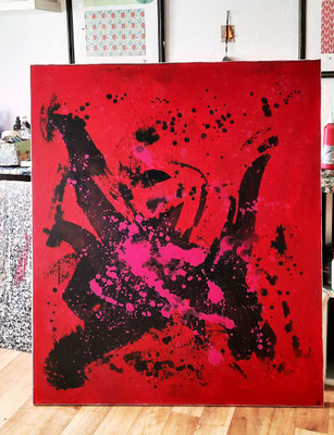 modernes rotes Bild