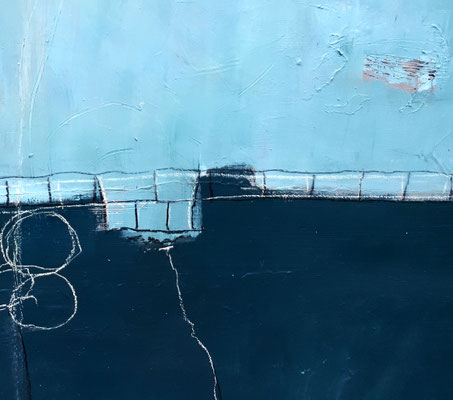 kleines Geheimnis - blaues Bild