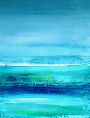 blaues Bild Landschaft