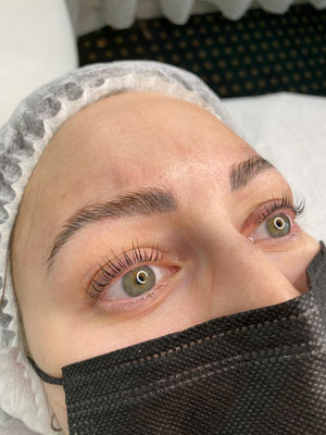 Lashes & Brows Lifting, Endergebnis