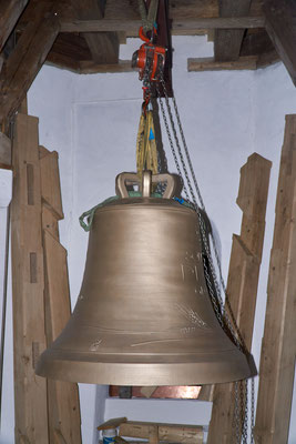 20.03.2017 neue Glocken sind in der Glockenstube angekommen