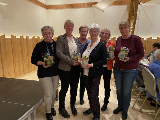 Vorstand Frauke Meyhöfer, Bettina Drewes , Christa Knoop, Sigrid Pfeil Kirsten Rissmann  