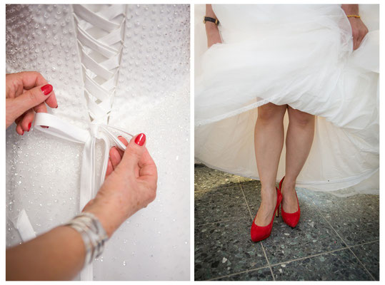 Brautkleid, Brautschuhe, Hochzeitsvorbereitungen, Gaby Ahnert, Bremen