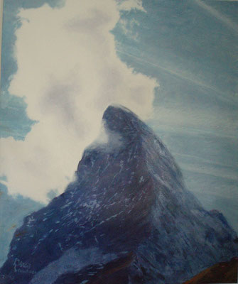 "Der Berg II" | Oel auf Leinwand | 100 x 80 cm