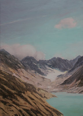 Glacier AlbignaII  Öl auf Leinwand  70 x 50 cm