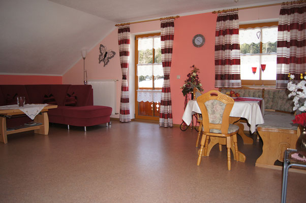 Wohnzimmer Ferienwohnung 1