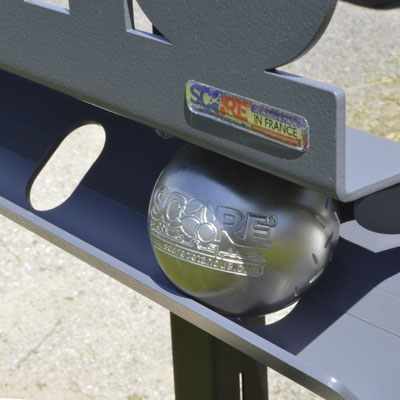 Comptage des points grâce à de véritable boules OBUT intégrées