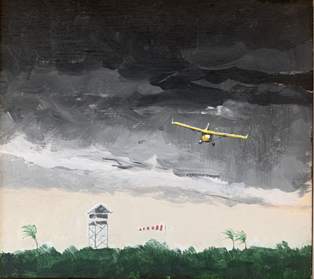 Last Flight | cm 20,5x18 | 2019