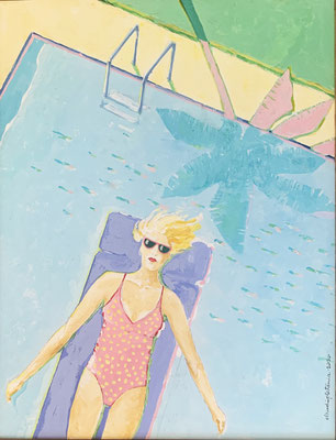 Blondy | cm 30x40 | Acrilico | 2019