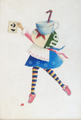 Studio per "La barista del 21" | cm 27x40 | 2019
