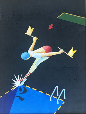 Studio per il tuffatore 2 | 30x40 | 2022