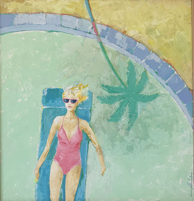 Palm Beach Hotel | cm 40x42 | Acrilico | 2019