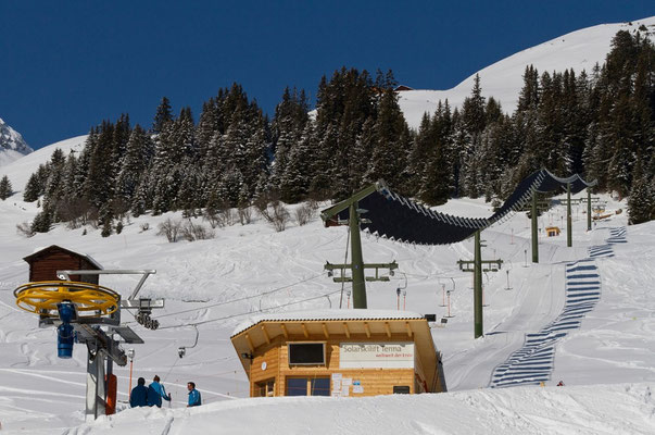 Solarskilift Tenna - sehr kleines Skigebiet ein Lift!