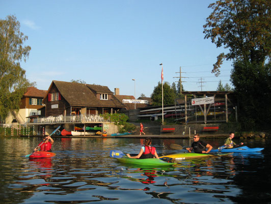 Kanutouren Aare