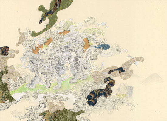 鳥獣戯画乙巻より〜獏〜