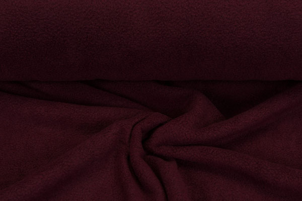 Fleece antipilling dunkelrot