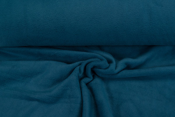 Fleece antipilling petrol dunkel