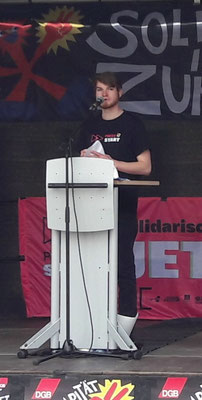 DGB-Jugendsekretär Hendrik Toner 