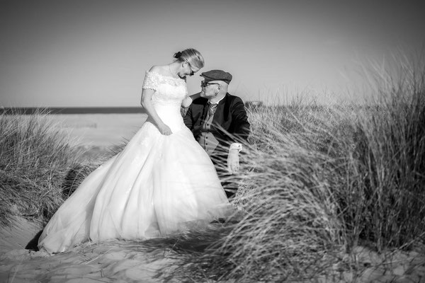 Hochzeitsbilder am Strand von St. Peter-Ording