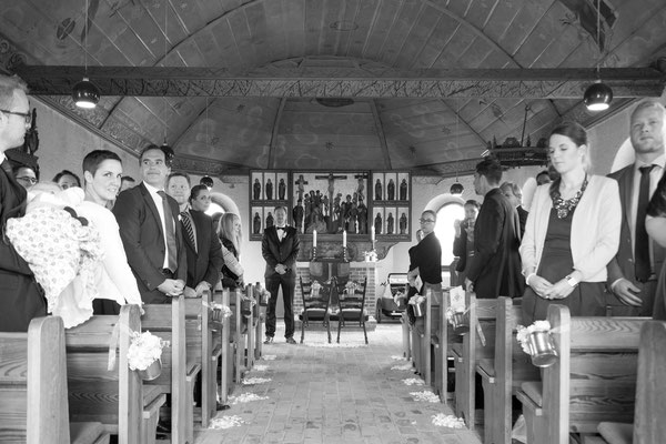 Hochzeitsfotograf St. Peter-Ording - Kirchliche Trauung in Ording