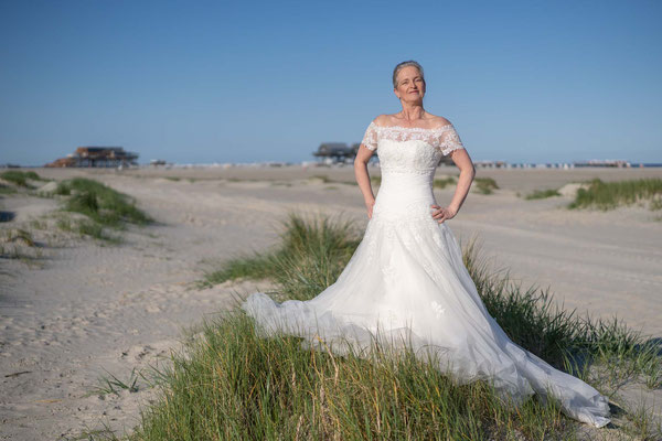 Hochzeitsbilder am Strand von St. Peter-Ording