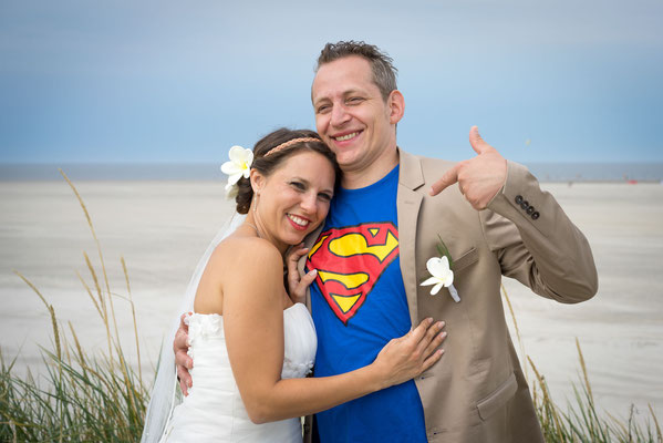 After Wedding Fotoshooting am Strand von St. Peter-Ording - Mobbys Hochzeitsfotos