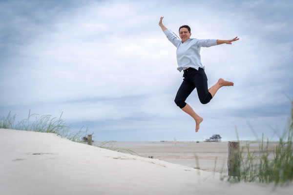 Fotoshooting am Strand von St. Peter-Ording