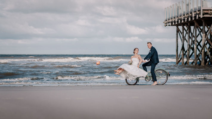 Fotograf St. Peter-Ording - Hochzeitsbilder am Strand von St. Peter-Ording