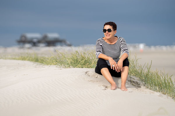 Fotoshooting am Strand von St. Peter-Ording