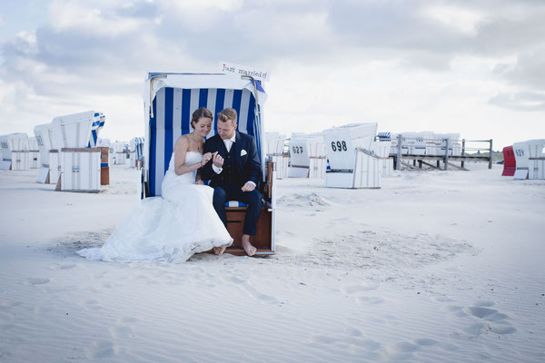 Fotograf St. Peter-Ording - Hochzeitsbilder am Strand von St. Peter-Ording