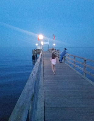 Ein Abend auf der Seebrücke