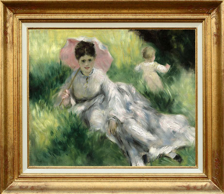 Renoir, femme à l'ombrelle