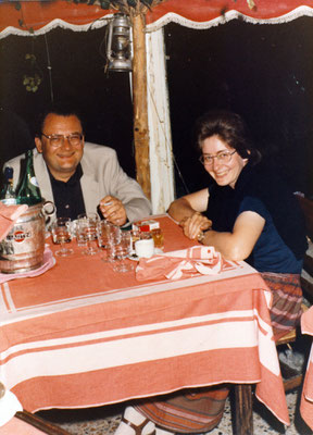 Horst Thomé und Claudia Claudia Erdheim, Capri 1982