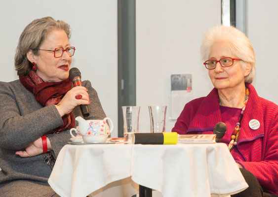 Susanne Scholl und Claudia Erdheim, Präsentation von "Bist du wahnsinnig geworden?" 2018