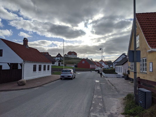 Straßenansicht in Lonstrup