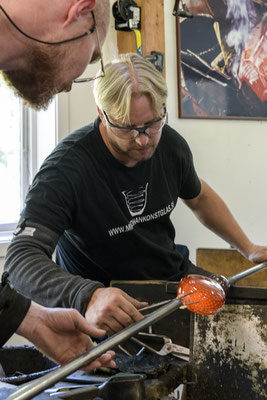 Glassblower at Work