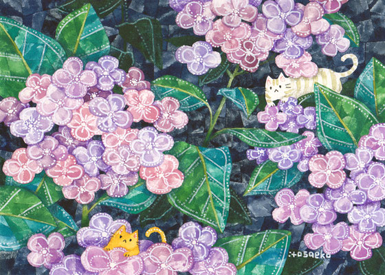「きづいてほしい」130×180mm/水彩絵具・ペン
