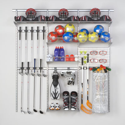 Elfa Regalsystem, Garagenregal, Garageneinrichtung - Elfa Regalsystem