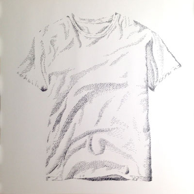 White Tee 2016 100x100 cm